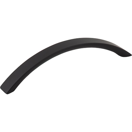 Elements 128 mm Center-to-Center Matte Black Arched Belfast Cabinet Pull 776-128BLK
